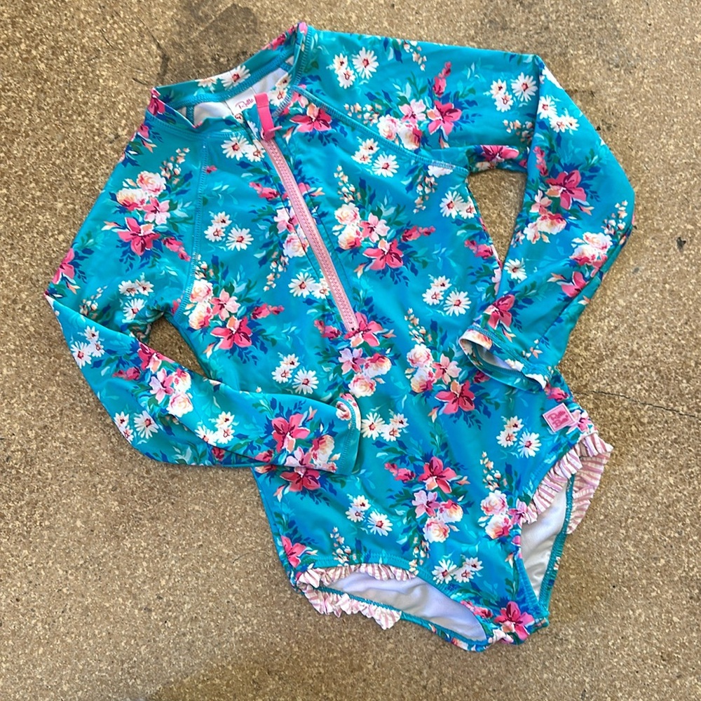 One Piece Swimsuit rash Guard
